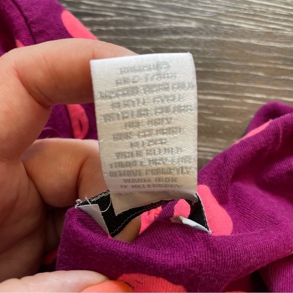 LIZ & Co Two Tone Pink Polka Dot Dress - Picture 8 of 10